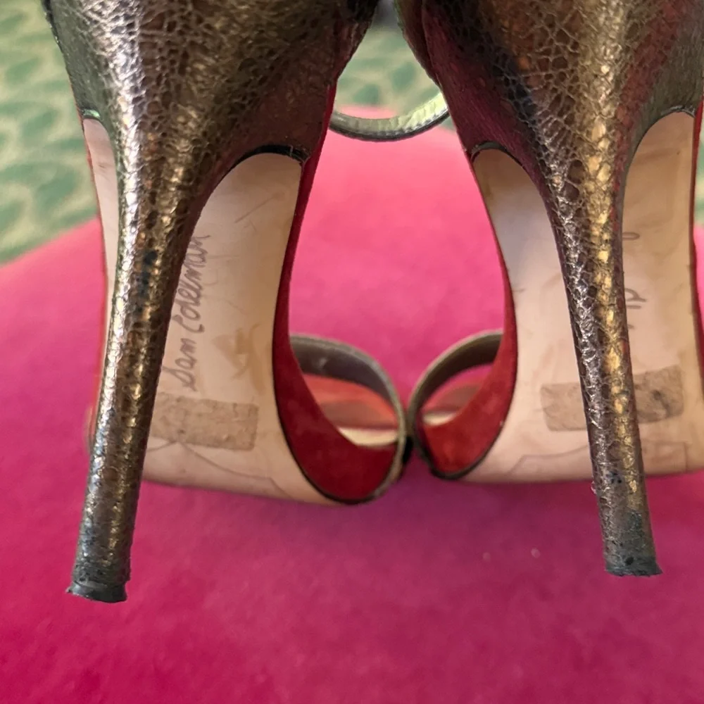 Sam Edelman Leopard Print Heels - Picture 5 of 8